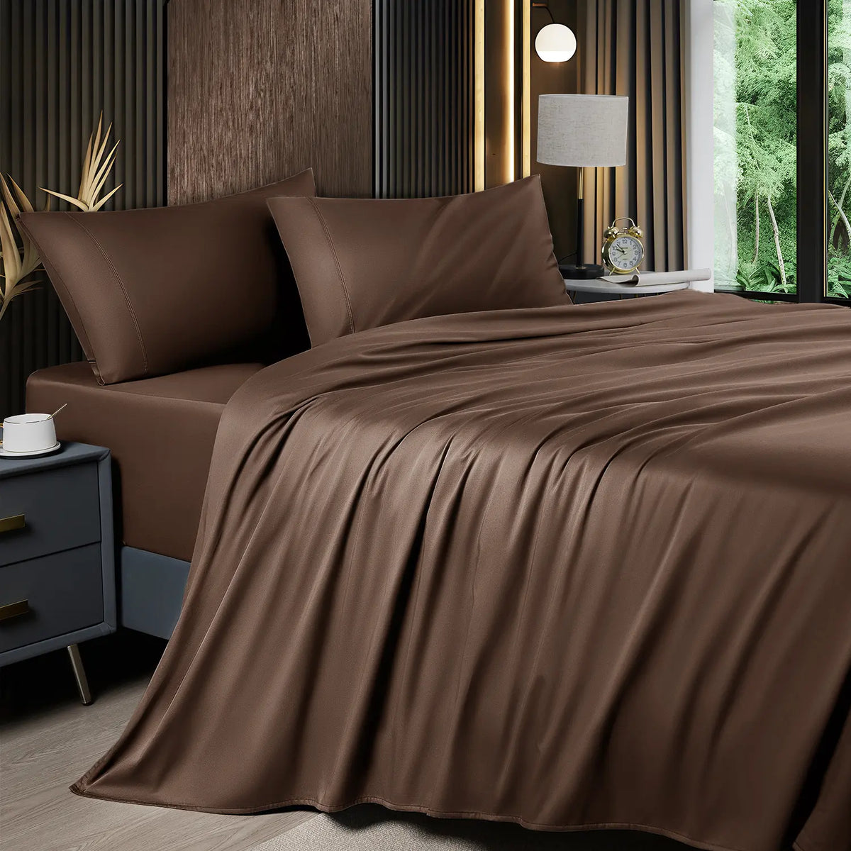 Shilucheng Bamboo Sheet Set - 46 Pc Bedding