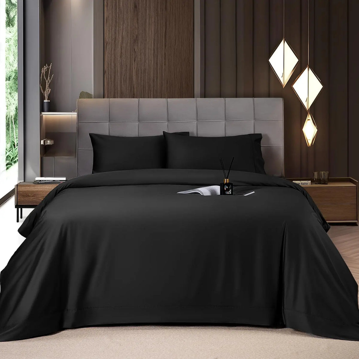 Shilucheng Bamboo Sheet Set - 46 Pc Bedding