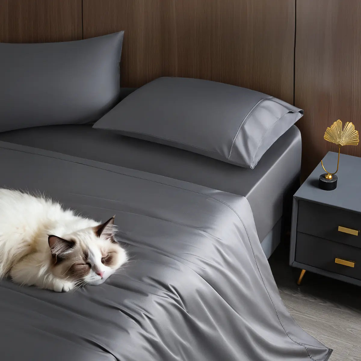 Shilucheng Bamboo Sheet Set - 46 Pc Bedding