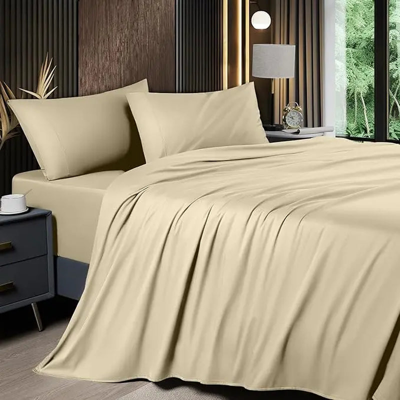 Shilucheng Bamboo Sheet Set - 46 Pc Bedding