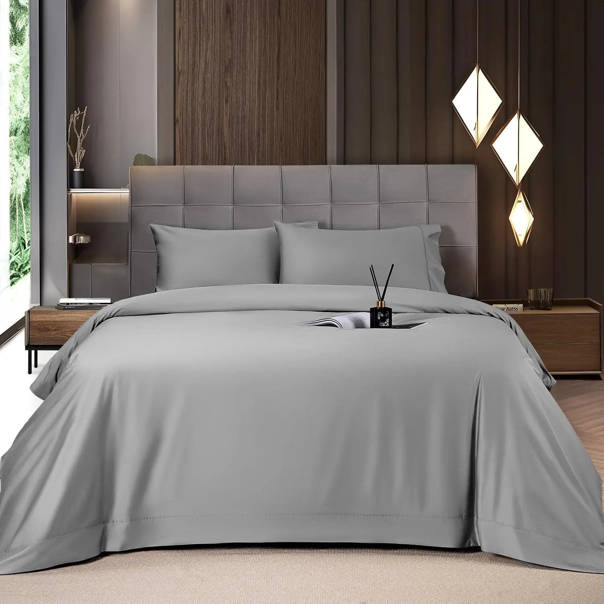 Shilucheng Bamboo Sheet Set - 46 Pc Bedding