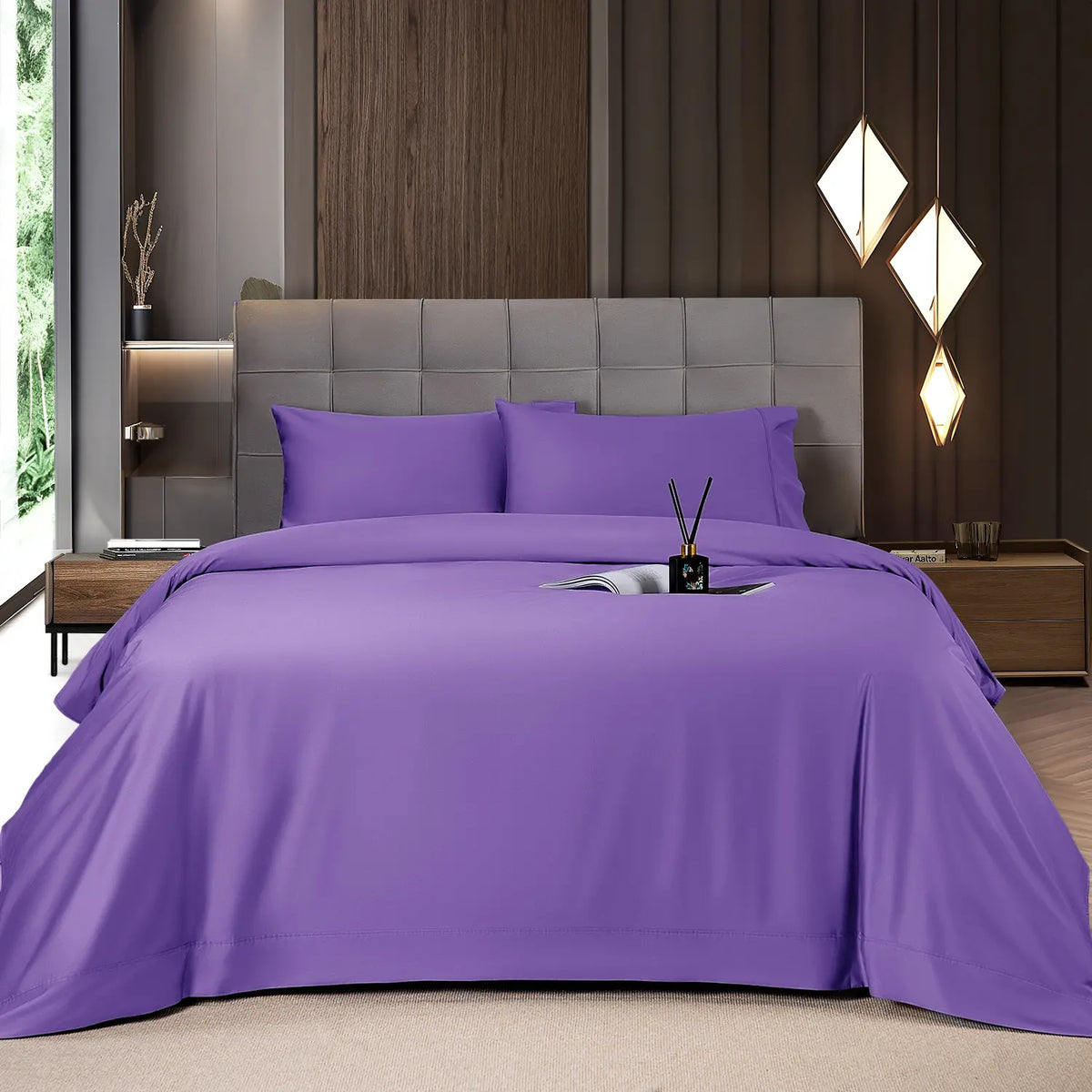 Shilucheng Bamboo Sheet Set - 46 Pc Bedding