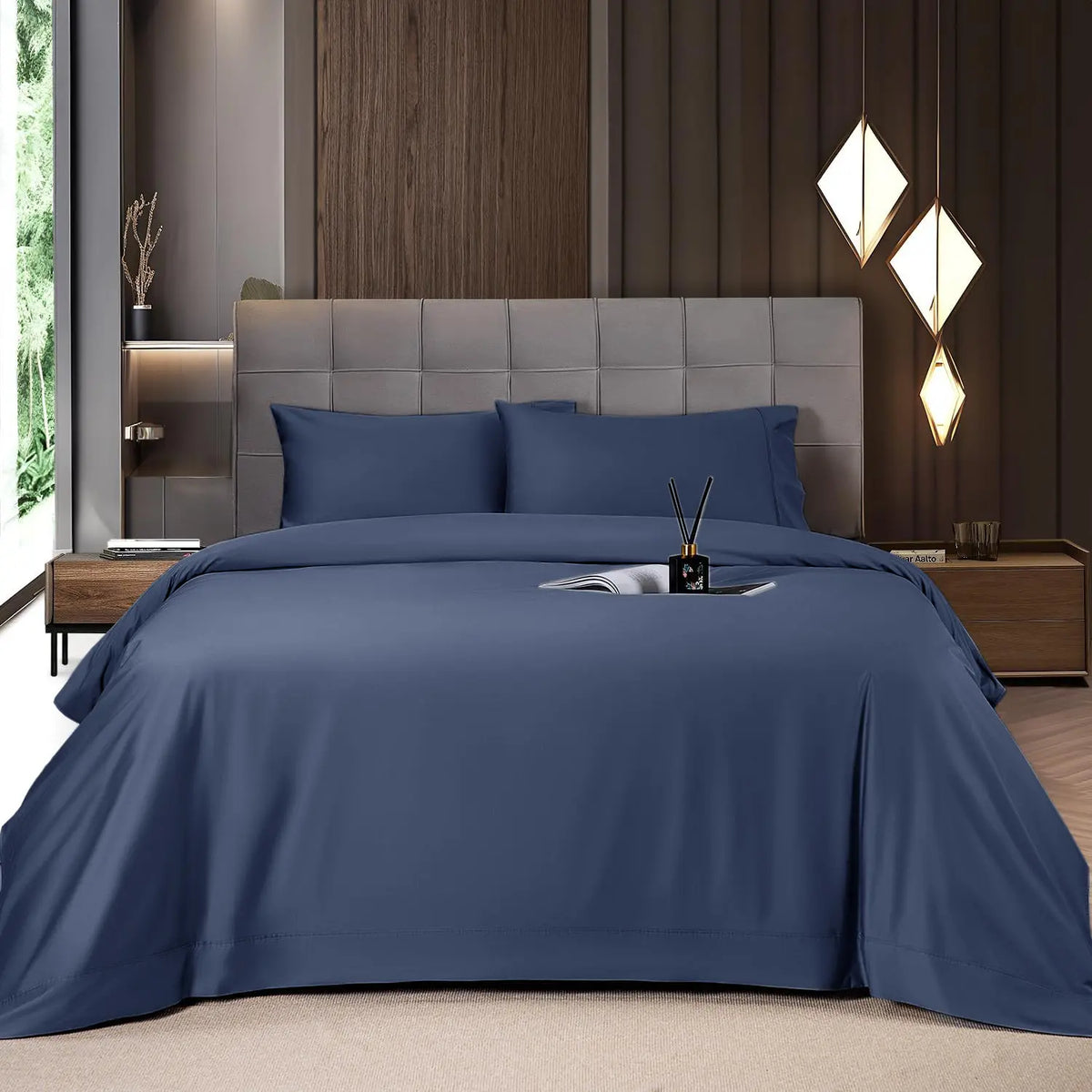 Shilucheng Bamboo Sheet Set - 46 Pc Bedding