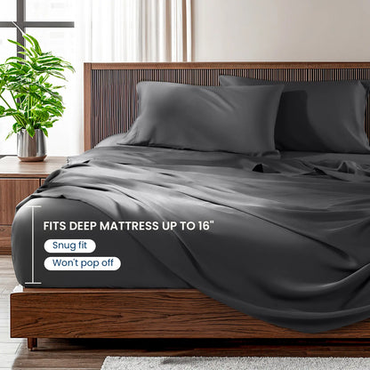Shilucheng Bamboo Sheet Set - 46 Pc Bedding