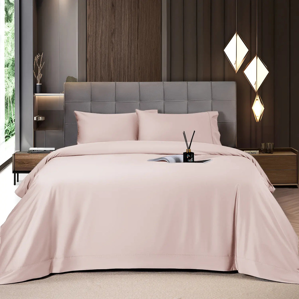 Shilucheng Bamboo Sheet Set - 46 Pc Bedding